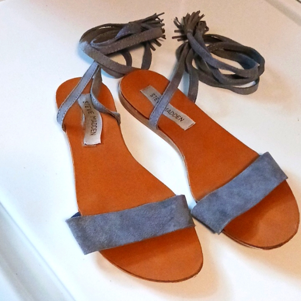 Steve Madden Leather Wrap Sandals